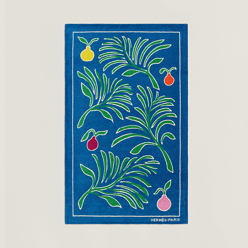 【HERMES】\"ビーチバスタオル \"Beach sheet Au Coeur de l'Ete\" HERMES】